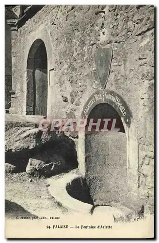 Cartes postales Falaise La Fontaine d Arlette