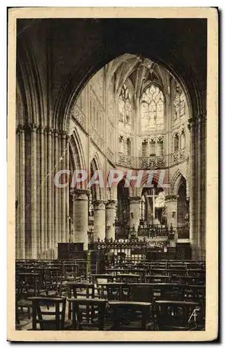 Cartes postales Falaise Interieur de l Eglise de la Trinite Le Choeur