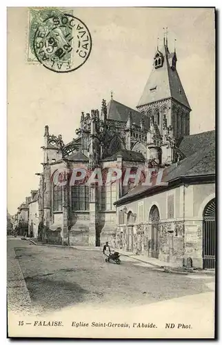 Ansichtskarte AK Falaise Eglise Saint Gervais l Abside