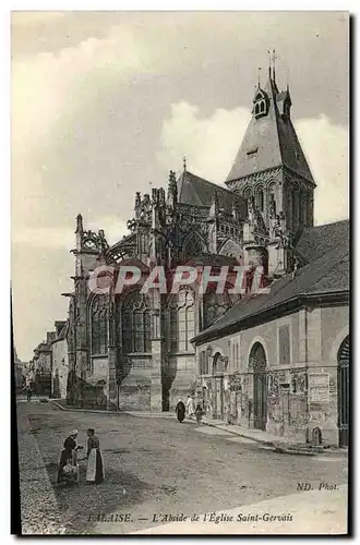 Ansichtskarte AK Falaise L Abside de L Eglise Saint Gervais