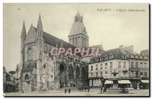 Ansichtskarte AK Falaise L Eglise Saint Gervais