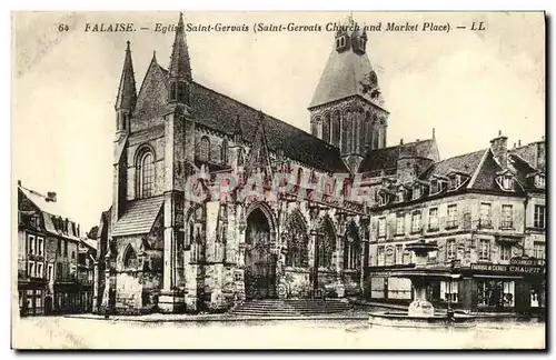 Cartes postales Falaise Eglise Saint Gervais