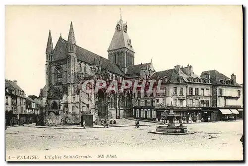 Ansichtskarte AK Falaise L Eglise Saint Gervais