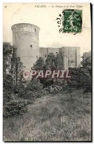 Ansichtskarte AK Falaise Le Donjon et la Tour Talbot