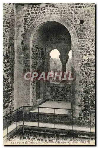 Ansichtskarte AK Chateau de Falaise La fenetre de Robert le diable et la chambre d Arlette