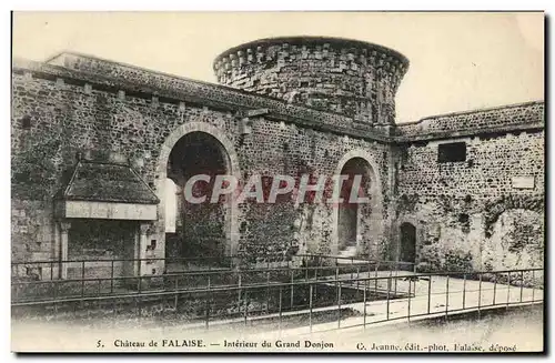 Ansichtskarte AK Chateau de Falaise Interieur du Grand Donjon