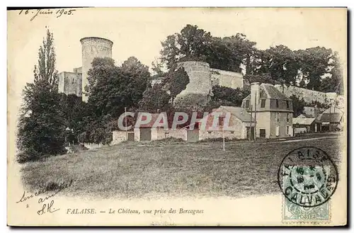 Ansichtskarte AK Falaise Le Chateau vue prise des Bercagnes