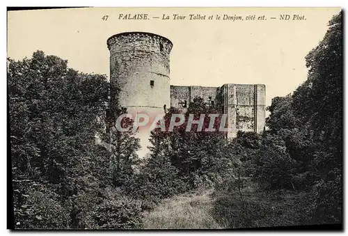 Ansichtskarte AK Falaise La Tour Talbot et le Donjon cote est