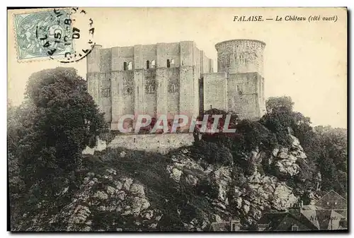 Cartes postales Falaise Le Chateau cote ouest