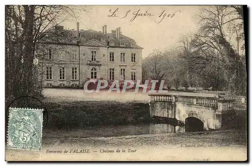 Cartes postales Environs de Falaise Chateau de la Tour