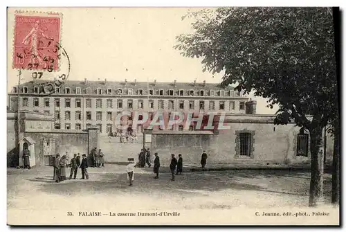 Cartes postales Falaise La Caserne Dumont d Urville Militaria