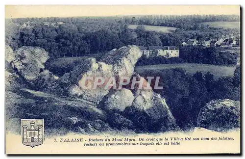 Ansichtskarte AK Falaise Rochers du Mont Myra