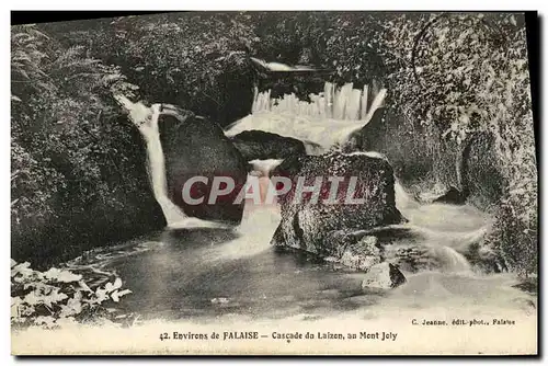 Ansichtskarte AK Environs de Falaise Cascade du Laizen au Mont Joly