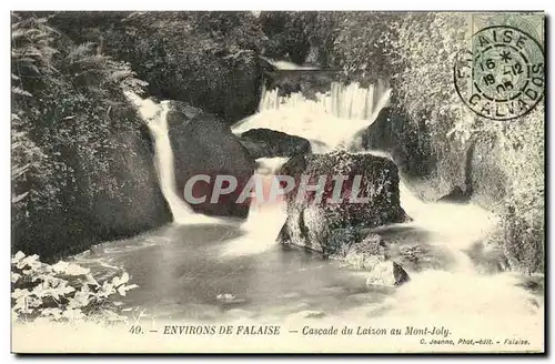 Cartes postales Environs de Falaise Cascade du Laizon du Mont Joly