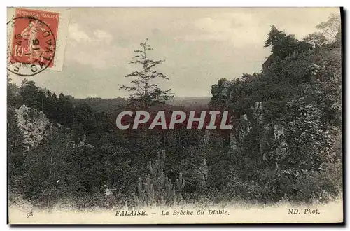 Cartes postales Falaise La Breche du Diable