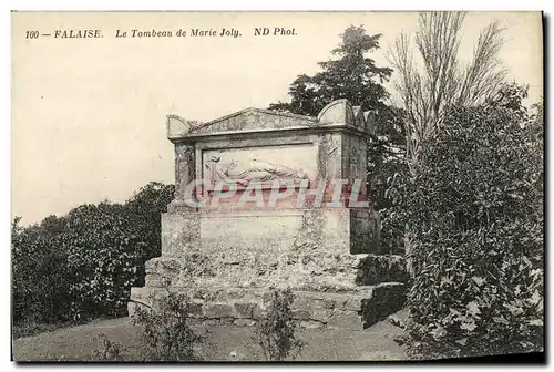 Cartes postales Falaise Le Tombeau de Marie Joly