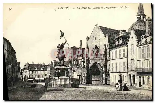 Ansichtskarte AK Falaise La Place Guillaume le Conquerant cote Sud