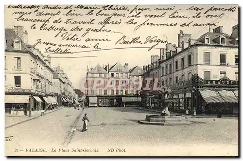 VINTAGE POSTCARD Cliff the Place Gervais Saint