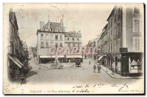 Cartes postales Falaise La Place Belle Croix