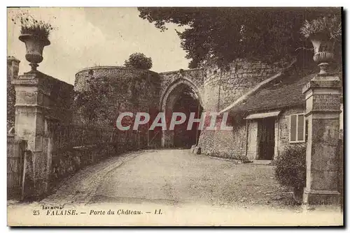 Ansichtskarte AK Falaise Porte du Chateau