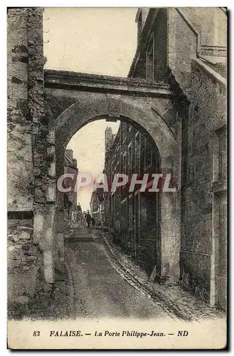 Cartes postales Falaise La Porte Philippe Jean