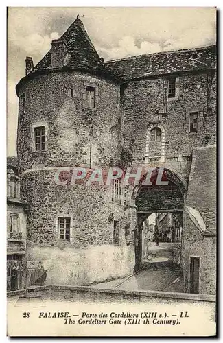 Cartes postales Falaise Porte des Cordeliers