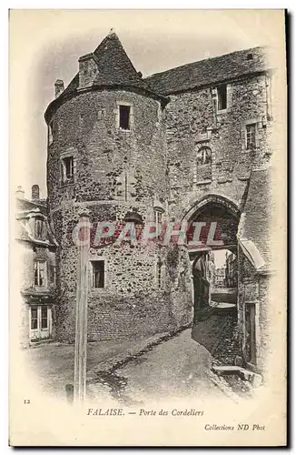 Cartes postales Falaise Porte des Cordeliers