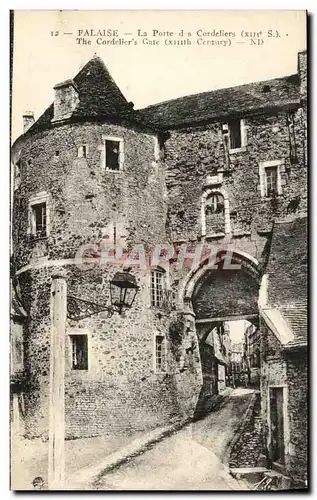 Ansichtskarte AK Falaise La Porte des Cordeliers