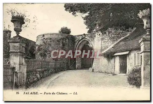 Cartes postales Falaise Porte du Chateau