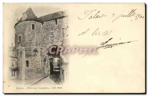 Cartes postales Falaise Porte des Cordeliers