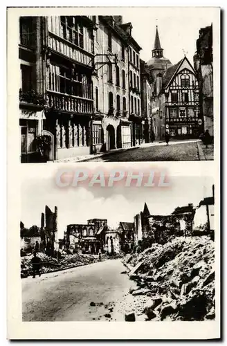 Cartes postales Falaise Rue Trinite Eglise Trinite Militaria