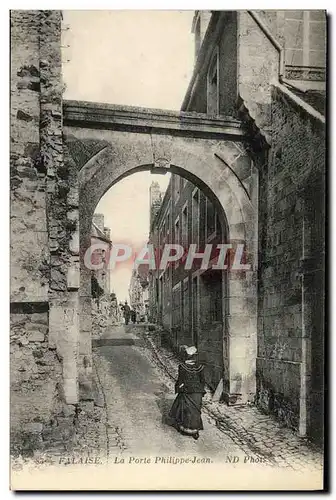 Cartes postales Falaise La Porte Philippe Jean