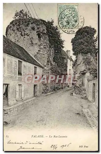 Cartes postales Falaise La Rue Lecomte