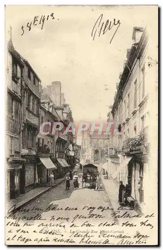 Cartes postales Falaise La Grande Rue Saint Gervais