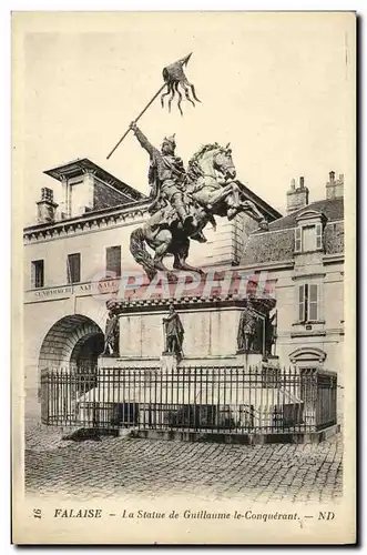 Cartes postales Falaise La Statue de Guillaume le Conquerant