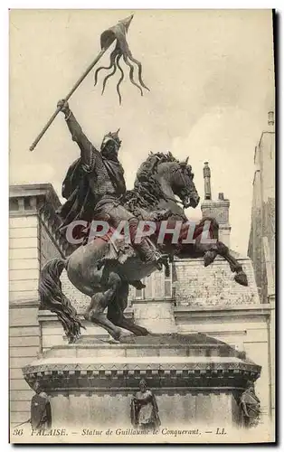 Cartes postales Falaise Statue de Guillaume le Conquerant