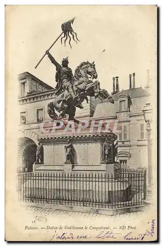 Cartes postales Falaise Statue de Guillaume le Conquerant