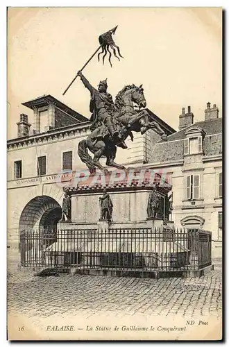 Cartes postales Falaise La Statue de Guillaume le Conquerant