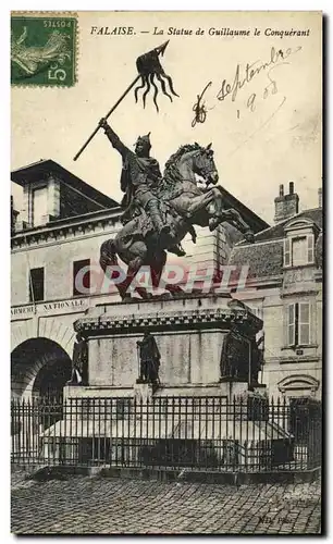 Cartes postales Falaise La Statue de Guillaume le Conquerant