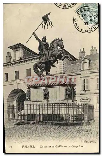 Cartes postales Falaise La Statue de Guillaume le Conquerant