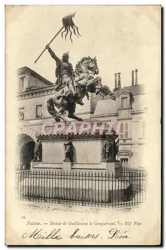 Ansichtskarte AK Falaise Statue de Guillaume le Conquerant