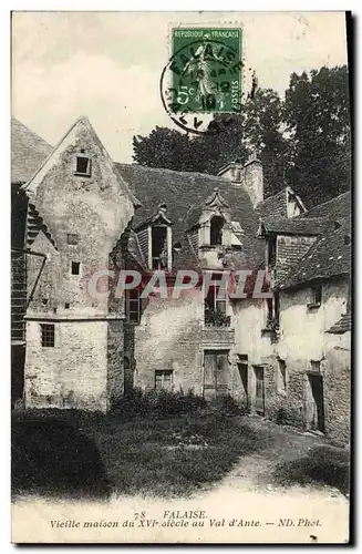 Cartes postales Falaise Vieille maison du XVl e siecle au Val d Ante