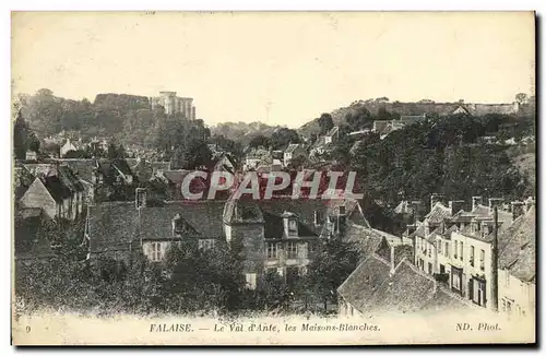 Cartes postales Falaise La Val d Ante les Maisons Blanches