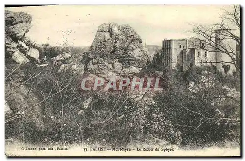 Cartes postales Falaise Mont Myra Le Rocher du Sphynx