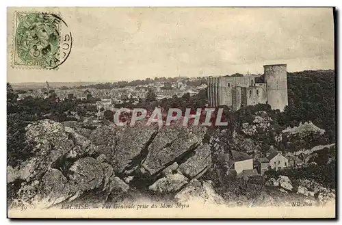 Cartes postales Falaise Vue Generale prise du Mont