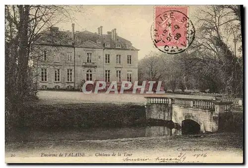 Cartes postales Environs de Falaise Chateau de la Tour