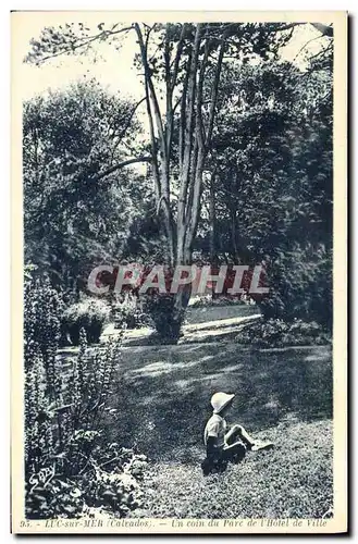 Cartes postales Luc sur Mer Un coin du Parc de l Hotel de Ville