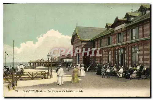 Cartes postales Luc Sur Mer La Terrasse du Casino