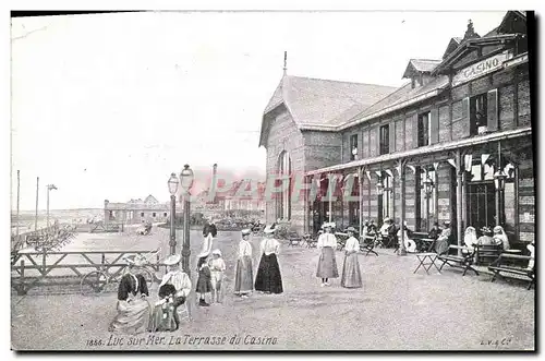 Cartes postales Luc Sur Mer La Terrasse Casino