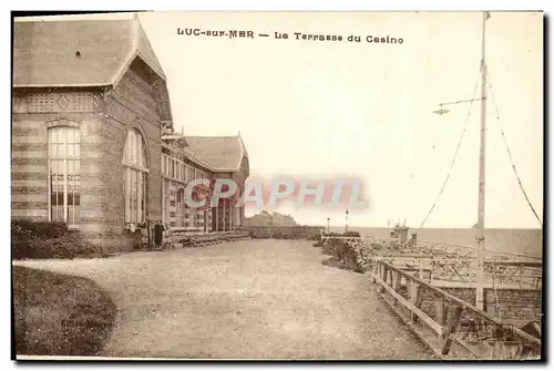 Cartes postales Luc Sur Mer La terrasse du Casino